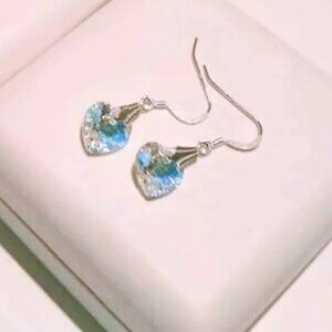 Swarovski Elements Sterling Silver Crystal Earrings (BNIB)